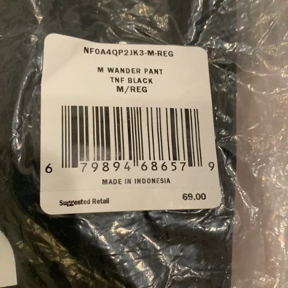 The North Face Men’s Wander Pants Black - Picture 5 of 5